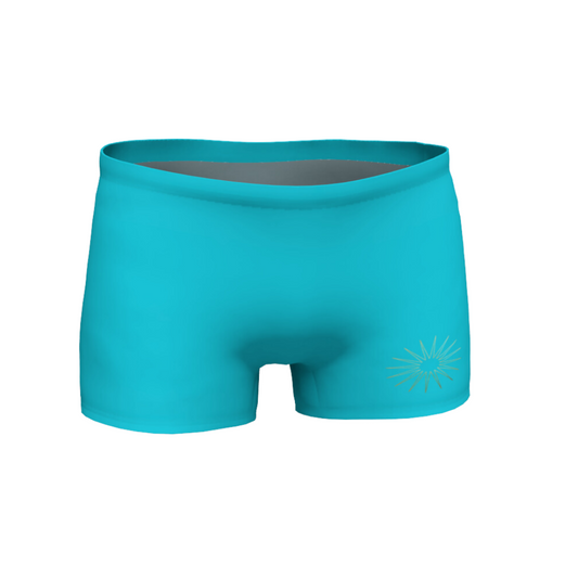 QYC  Yoga Shorts - Turquoise